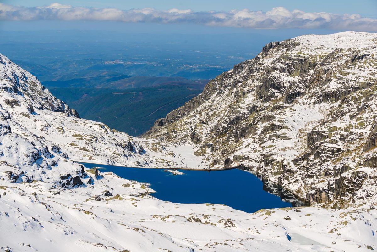 Serra da Estrela com neve